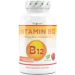 Vitamine B12 – 365 zuigtabletten Framboos – 1000-mcg- Methylcobalamine – Vit4ever