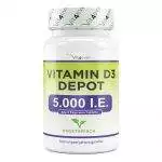 Vitamine d3 5000 IE/IU/125mcg Vit4ever