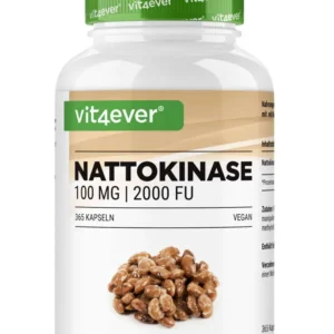 Nattokinase - 365 capsules - 100 mg (2000 FU) - Vit4ever